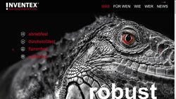 Screenshot Website www.inventex.de