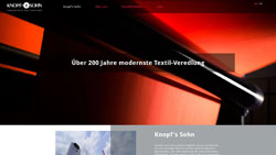 Screenshot Website www.knopfsohn.de